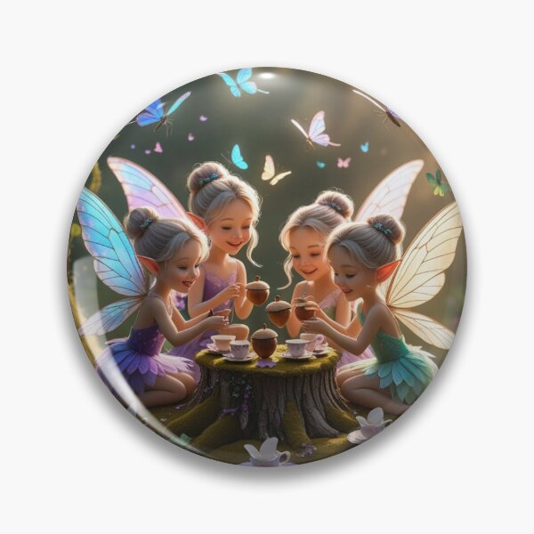 Item preview, Fairycore, Enchanted Fairy Tea Party T-Shirt, Magical Butterfly Gatherings, Fantasy Woodland Scene Shirt, Cute Fairy Friends Tee, Fairy Tale Top designed and sold by fenrirwulf68.