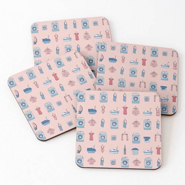 Item preview, Seamless printed-style laundry patterns designed and sold by StampYourself.