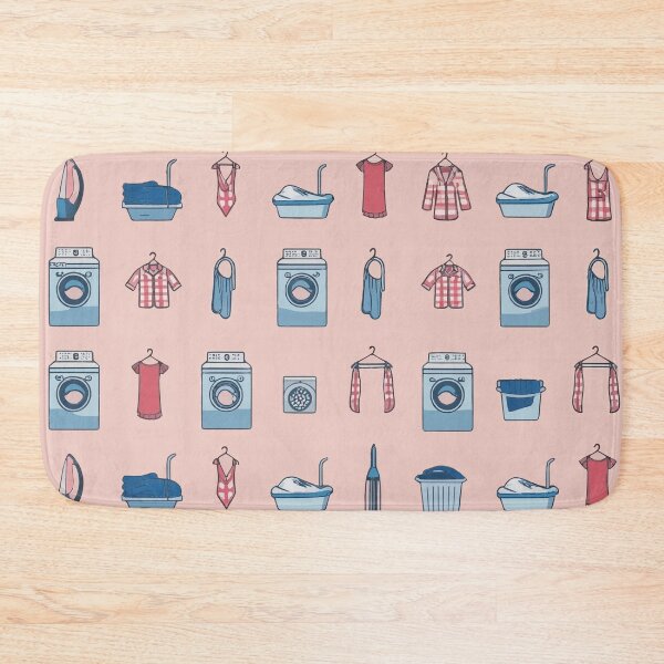 Item preview, Seamless printed-style laundry patterns designed and sold by StampYourself.