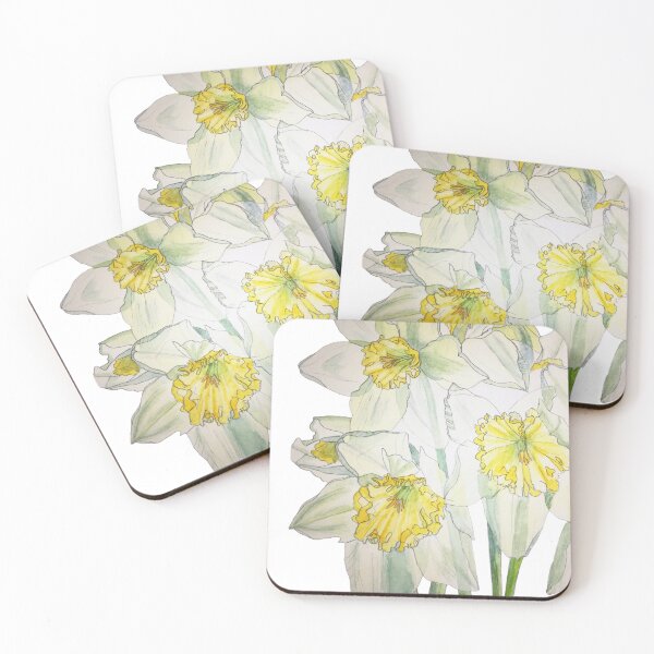 Item preview, Daffodils watercolour painting  designed and sold by esvb.