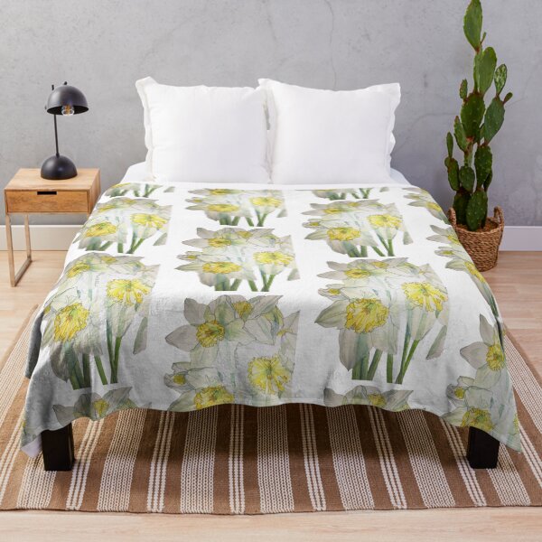 Item preview, Daffodils watercolour painting  designed and sold by esvb.