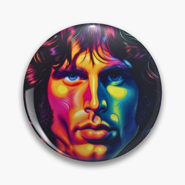 Item preview, Jim Morrison Colorful Psychedelic Painting | The Doors | TheAmericanPoet designed and sold by TheAmericanPoet.