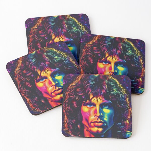 Item preview, Jim Morrison Colorful Psychedelic Painting | The Doors | TheAmericanPoet designed and sold by TheAmericanPoet.