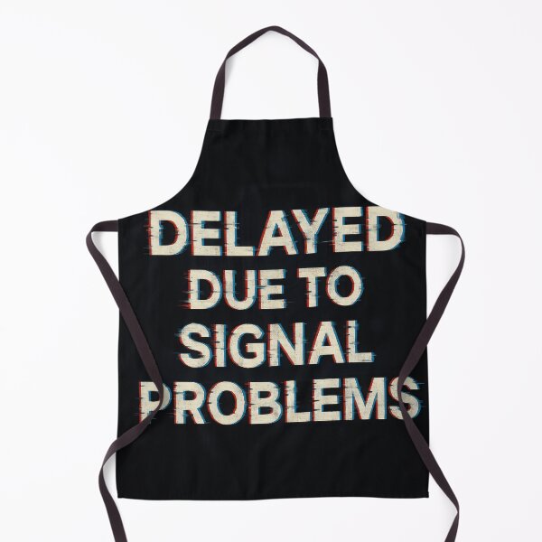 Item preview, Delayed Due to Signal Problems – Glitch Typography NYC Subway designed and sold by MayaDelaye.