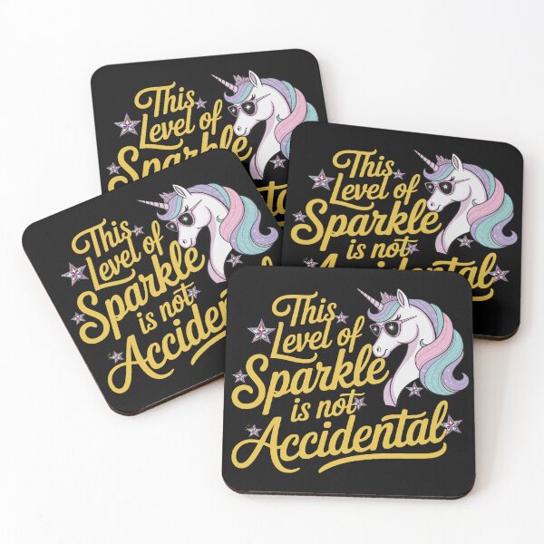 Item preview, This Level of Sparkle is Not Accidental Unicorn designed and sold by Bliss Find And Design.