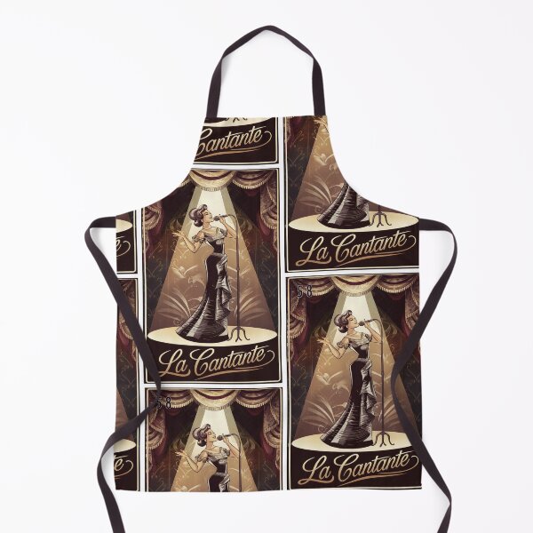 Item preview, La Cantante (the singer) Loteria card 58 oldstyle designed and sold by matteflor.