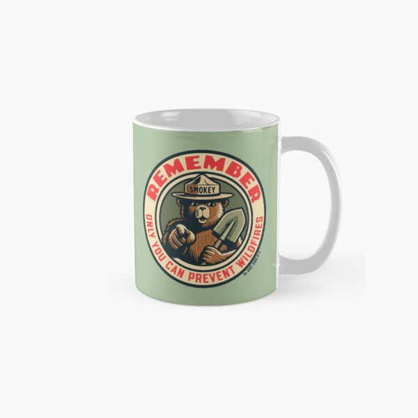 Aperçu de l'œuvre Smokey Bear, n'oubliez pas que vous seul pouvez prévenir les incendies de forêt. Art sous licence officielle. créée et vendue par giantstepdesign.
