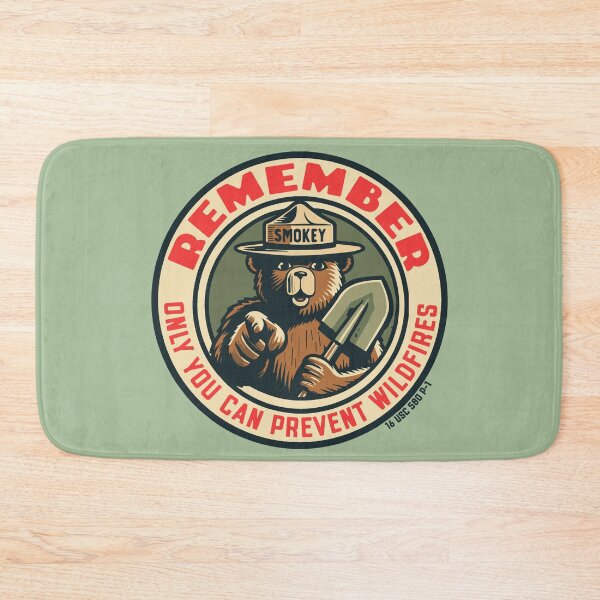 Item preview, Smokey Bear Remember Only You Can Prevent Wildfires Officially Licensed Art designed and sold by giantstepdesign.