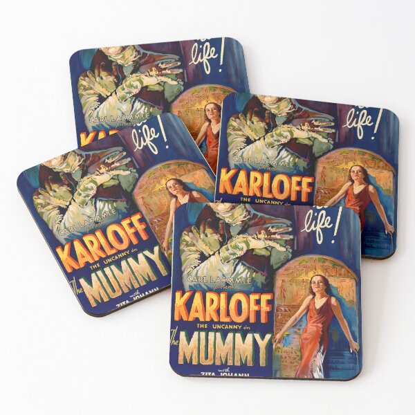 Item preview, The Mummy Movie Poster featuring Boris Karloff designed and sold by CatskillMeander.