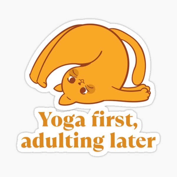 Artikel-Vorschau von Erst Yoga, dann Erwachsenwerden, designt und verkauft von Ulrich Bonheur.