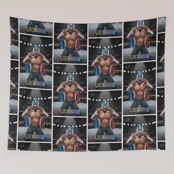 Item preview, El Luchador (The fighter) Loteria Card 60 designed and sold by matteflor.