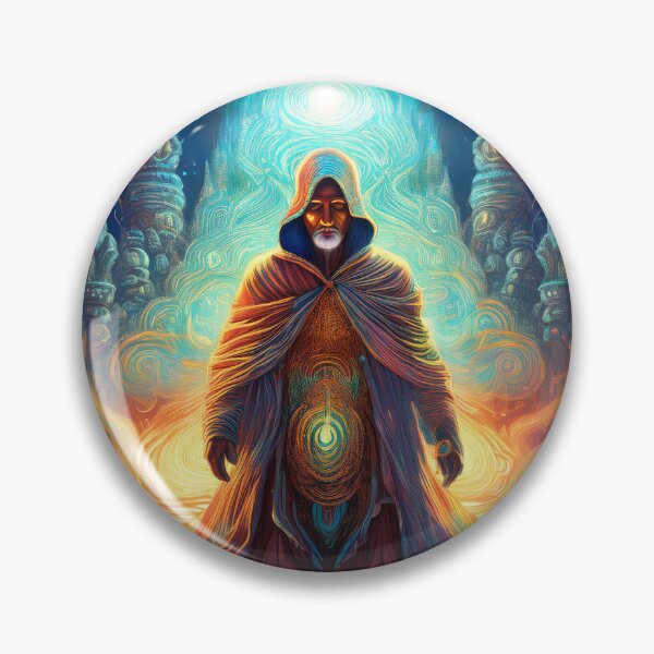 Item preview, Shaman Cyber-Oracle - Fusion between Tradition and Futurism designed and sold by HighestMind_888.