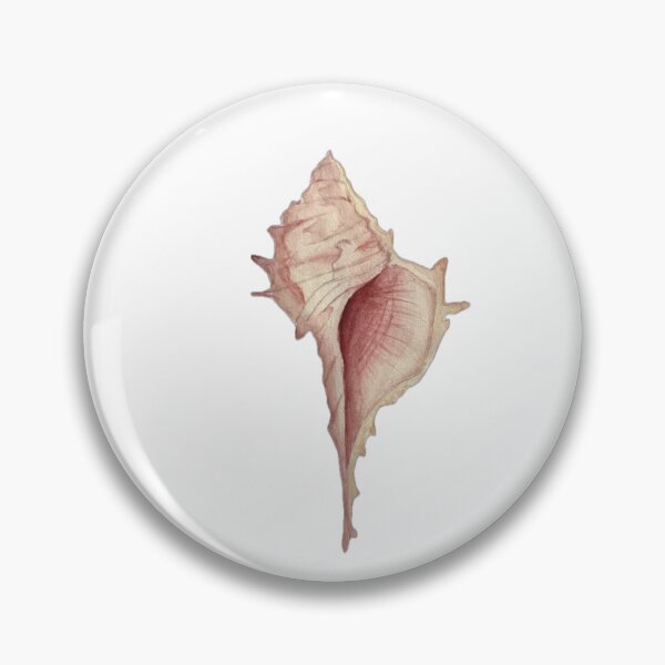 Item preview, Shell Vibes – Peachy Pink Beach Shell designed and sold by BelotteArt.