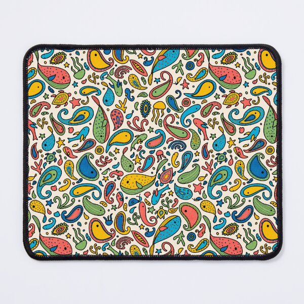 Item preview, Colorful Paisley Ocean Pattern - Whimsical Nautical Design designed and sold by KelseyNY.