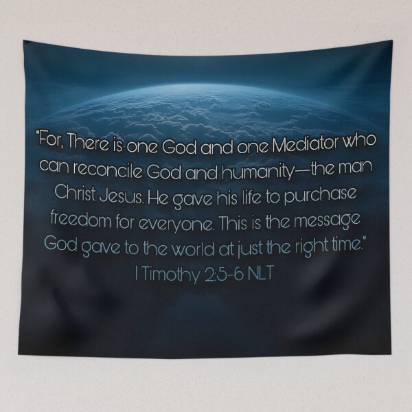 Item preview, 1 Timothy 2:5-6 NLT - jctbv  designed and sold by JCTRUTHERshop.