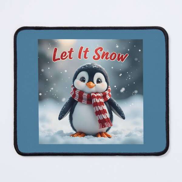 Item preview, Adorable Penguin - Let It Snow Winter Design designed and sold by QuickPick Store.