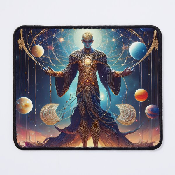 Item preview, The Puppeteer of the Universe - Cosmic Vision and Surrealism designed and sold by HighestMind_888.