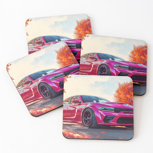 Item preview, Red Dodge Charger SRT – Pop Art Edition designed and sold by AutoPopStudio.