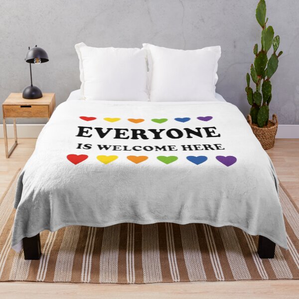 Item preview, Everyone Is Welcome Here - LGBT  designed and sold by Inspirationmotivation.