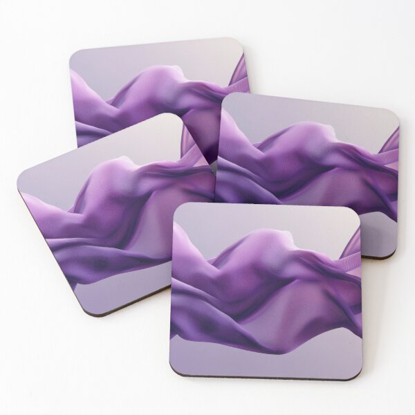 Item preview, Elegant purple fabric flowing gently designed and sold by anytka.