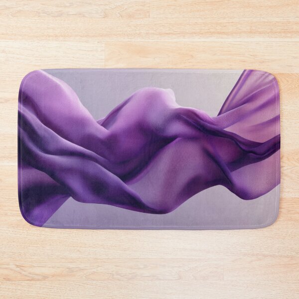 Item preview, Elegant purple fabric flowing gently designed and sold by anytka.