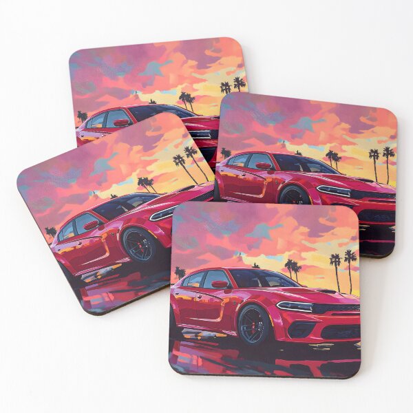 Item preview, Red Dodge Charger SRT – Pop Art Edition II designed and sold by AutoPopStudio.