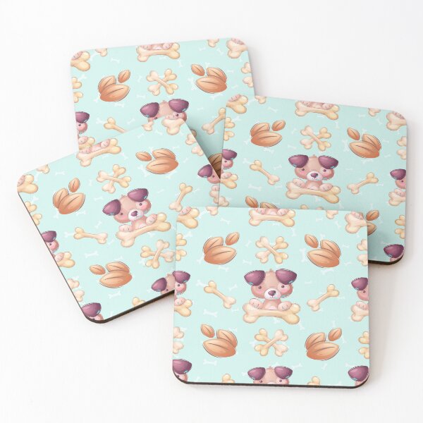 Item preview, Cute dog and bone seamless pattern designed and sold by SimoesArtistry.