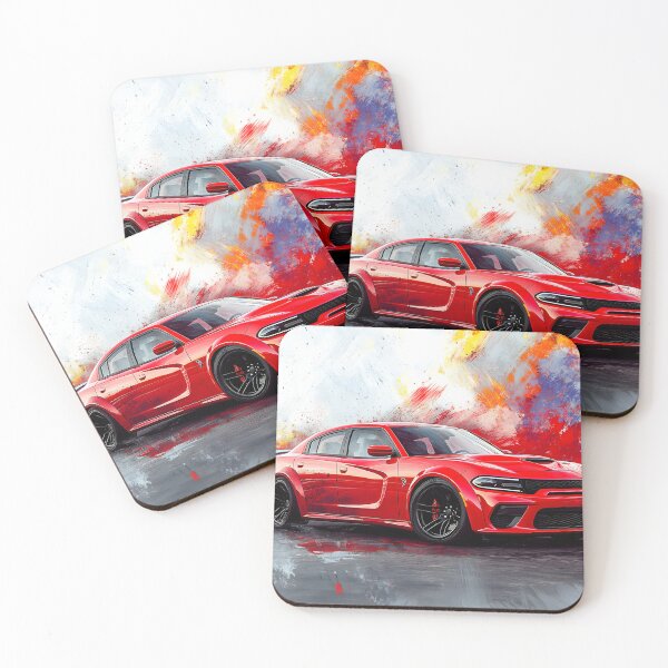 Item preview, Red Dodge Charger SRT – Pop Art Edition IV designed and sold by AutoPopStudio.