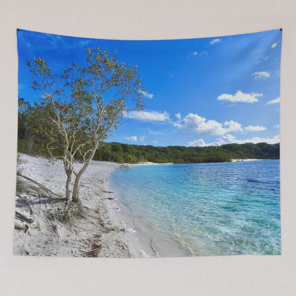 Aperçu de l'œuvre Lac McKenzie K'gari Fraser Island Queensland Australie créée et vendue par Mark Grimsley.