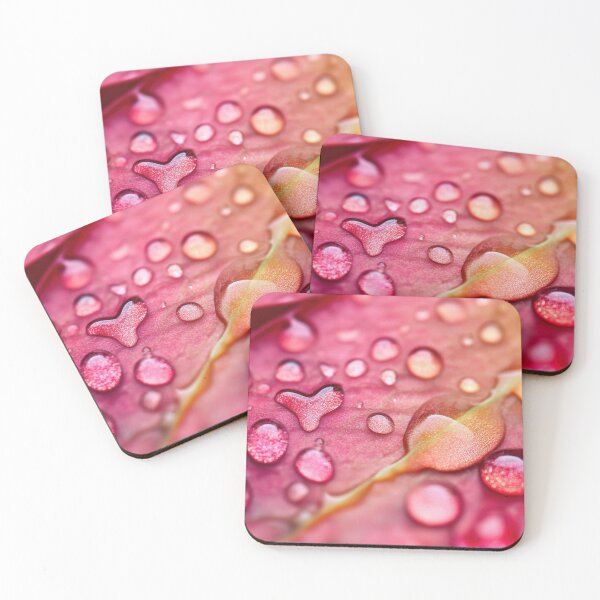 Item preview, Water droplets on leaves designed and sold by anytka.