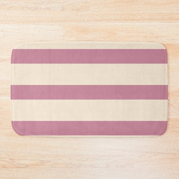 Aperçu de l'œuvre Rayures élégantes vintage - Palette de couleurs blanc antique et puce Heritage créée et vendue par The Cozy Stripe | Modern Textile Stories.
