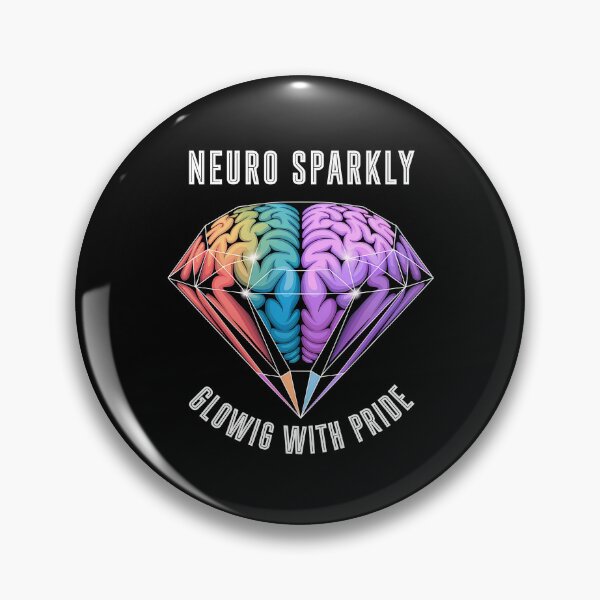 Item preview, Neuro Sparkly - Glowing With Pride  designed and sold by GRABAPSHOP.