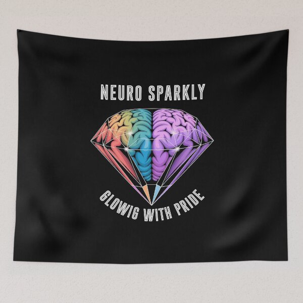Item preview, Neuro Sparkly - Glowing With Pride  designed and sold by GRABAPSHOP.