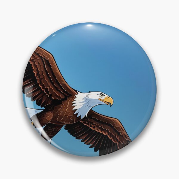 Item preview, Majestic bald eagle designed and sold by Earth-and-Ink.