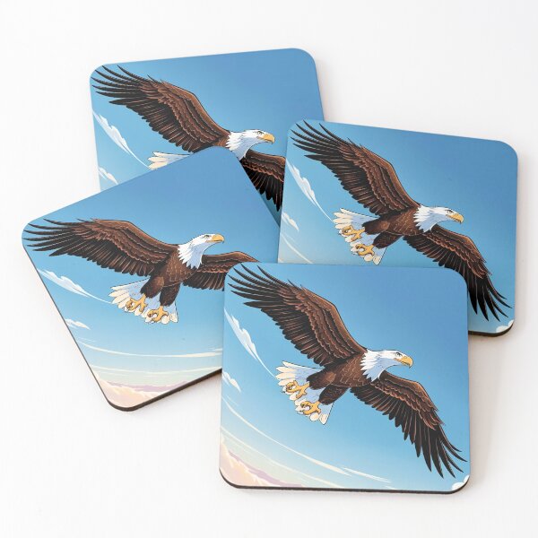 Item preview, Majestic bald eagle designed and sold by Earth-and-Ink.