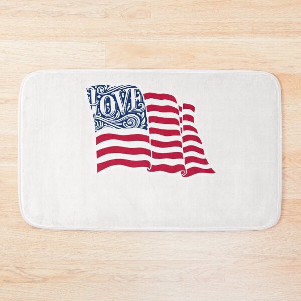 Item preview, Love America; USA; 4th July; designed and sold by StickerApe.