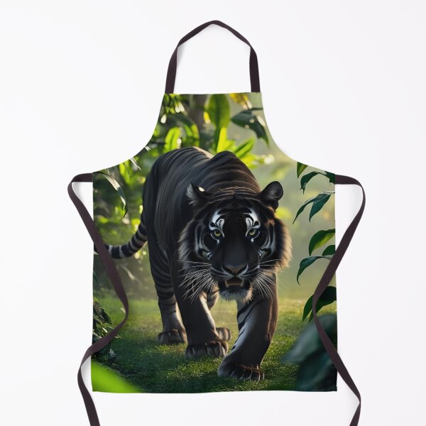 Item preview, Melanistic tigers designed and sold by Earth-and-Ink.