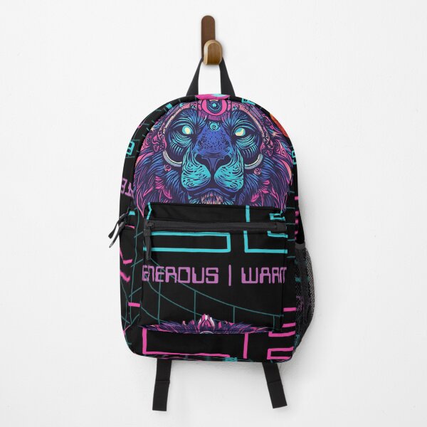 Item preview, Leo Zodiac Cyberpunk Design | Futuristic Neon Horoscope designed and sold by TuncGK.