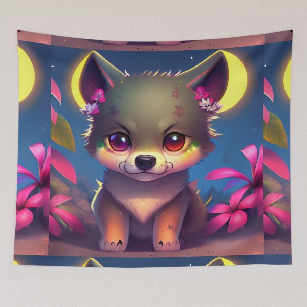 Item preview, Smiley Wolf Dog designed and sold by MARIALOSA P.