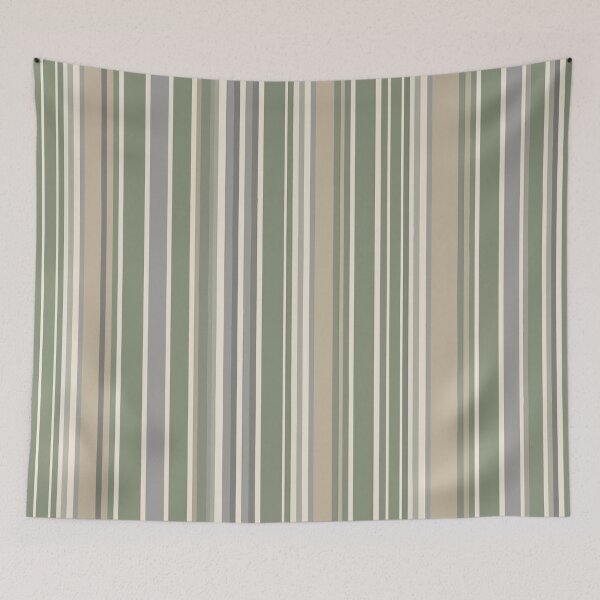 Item preview, Sage Green Stripes Design - Beige, Gray, and Cream Combination. designed and sold by StampYourself.