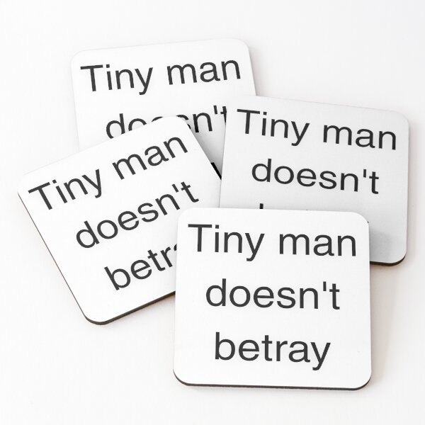 Item preview, Tiny man doesn't betray designed and sold by di-Vera-Rosati.