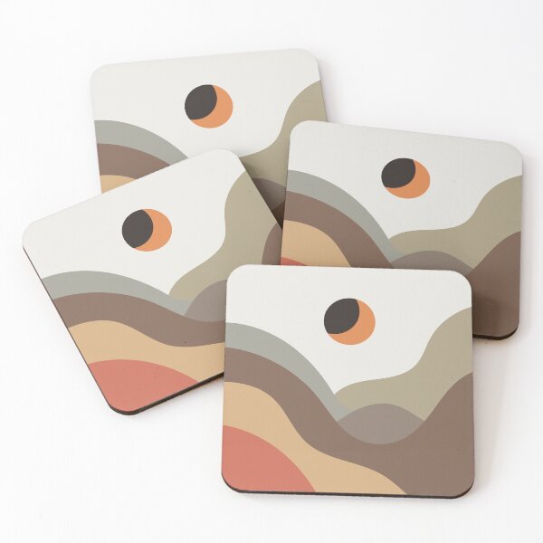 Item preview, Minimalist Desert Hills – Boho Landscape Art designed and sold by Artinel.