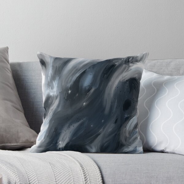 Item preview, Blue Gray Swirl - abstract painting designed and sold by JulesTillman.