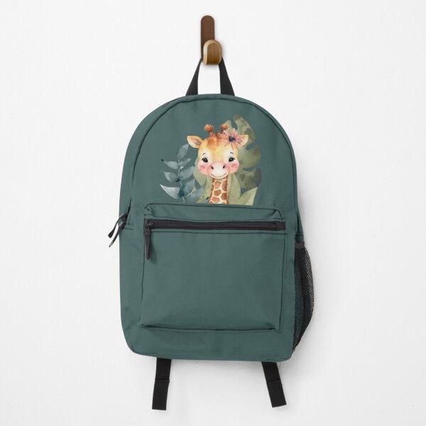 Item preview, Jungle Giraffe Watercolor: Greens & Neutral designed and sold by etgdesignstudio.