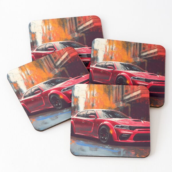 Item preview, Red Dodge Charger SRT – Pop Art Edition IX designed and sold by AutoPopStudio.