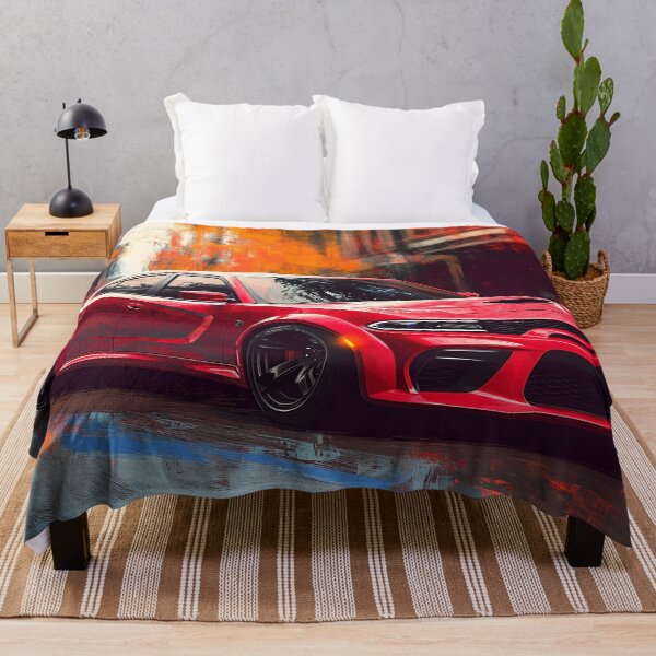 Item preview, Red Dodge Charger SRT – Pop Art Edition IX designed and sold by AutoPopStudio.