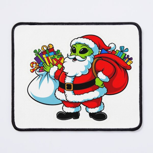 Item preview, Alien Santa's Galactic Delivery designed and sold by AuraTides.