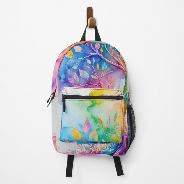 Item preview, Colorful Tree watercolor designed and sold by Neranchara.