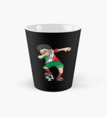 Iran Football Dabbing Soccer Boy With National Flag Jersey Futbol Fan Shirt Tall Mug