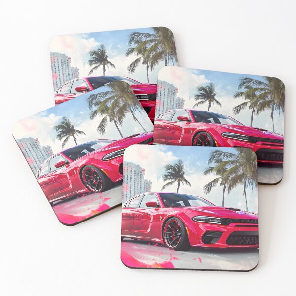 Item preview, Candy Apple Red Dodge Charger SRT – Pop Art Edition II designed and sold by AutoPopStudio.